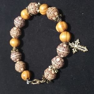 Handmade Wire Beaded Bracelet